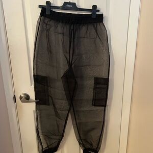 Simons see through pants